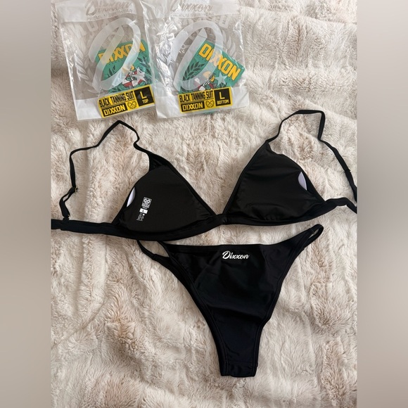 BOGO 🔥 NWT DIXXON BLACK BATHING SUIT 🖤💀 - Picture 2 of 2